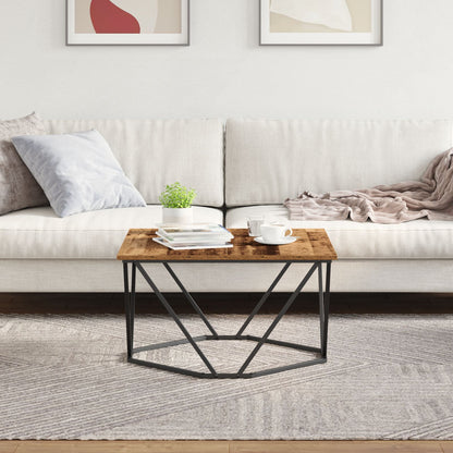 Salontafel Massief Gerecycled Hout Medium Oud hout