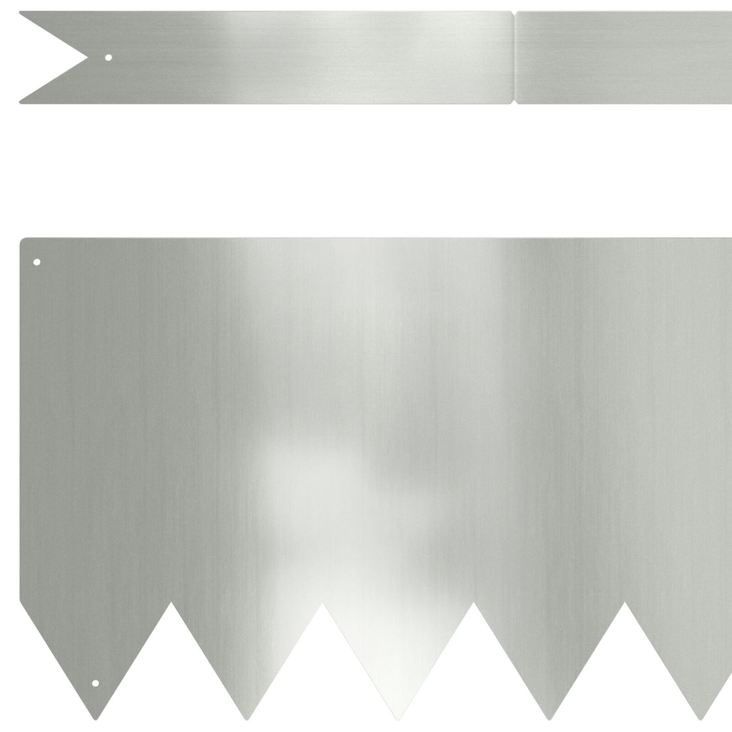 Tuinranden 10 Stuks 100 x 0,5 x 20 cm Galvaniseerd staal