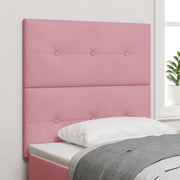 Hoofdbord 90 cm fluweel roze