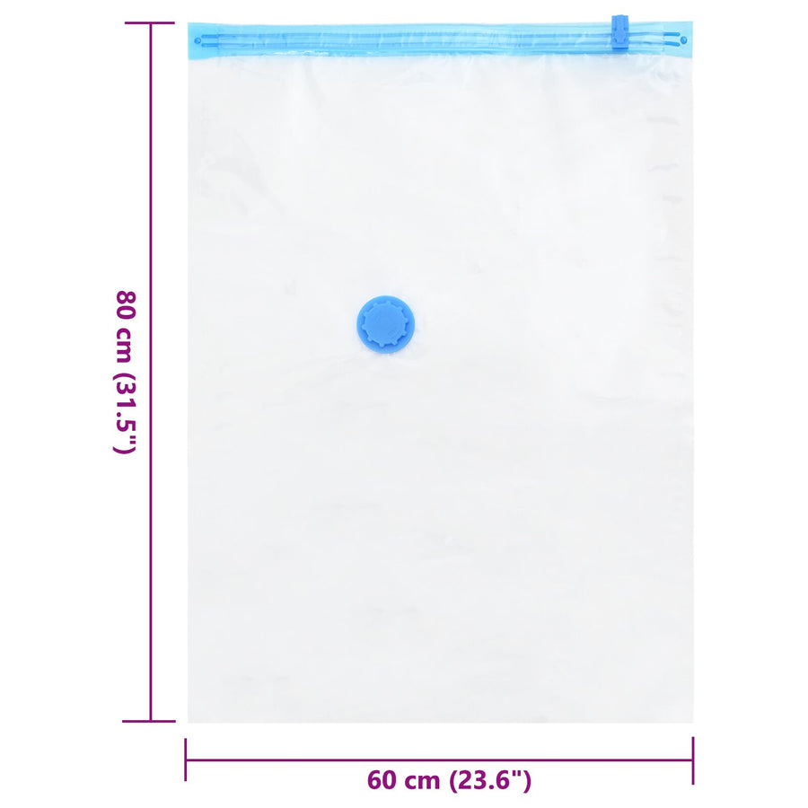 Vacuum Opbergzakken 5 Pack 80 x 60 cm