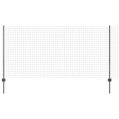 Metalen Tuinomheining Set Set Van 2 Grijs Metaal Medium