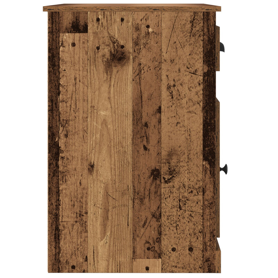 Bureau Met Opslag Oud Hout 50X115X75 Cm Gerecycled Hout Oude hout