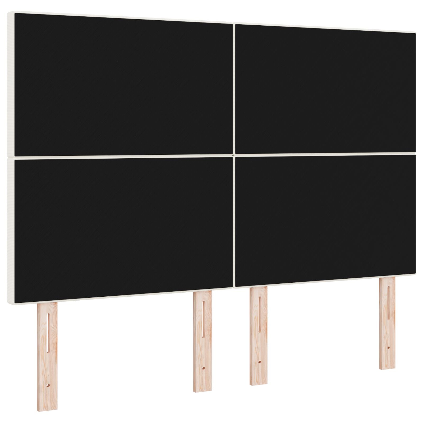 Eenvoudig Hoofdbord - In Corduroy Crème 160 cm Hoog hoofdbord
