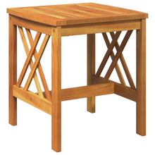 3-Delig Tuin Lounge Set Met Kussens Van Massief Acaciahout 2x stoel + tafel Crème Wit