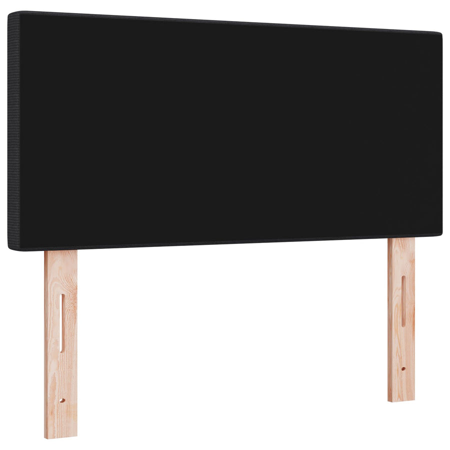 Hoofdbord Eenvoudig Ontwerp Corduroy Stof Donkergrijs 100 cm Laag hoofdbord