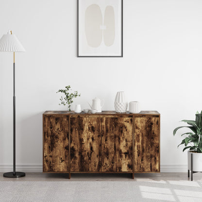 Gerookt Eiken Dressoir Gerookt Eiken Hout 135 X 41 X 75 Cm Opslag