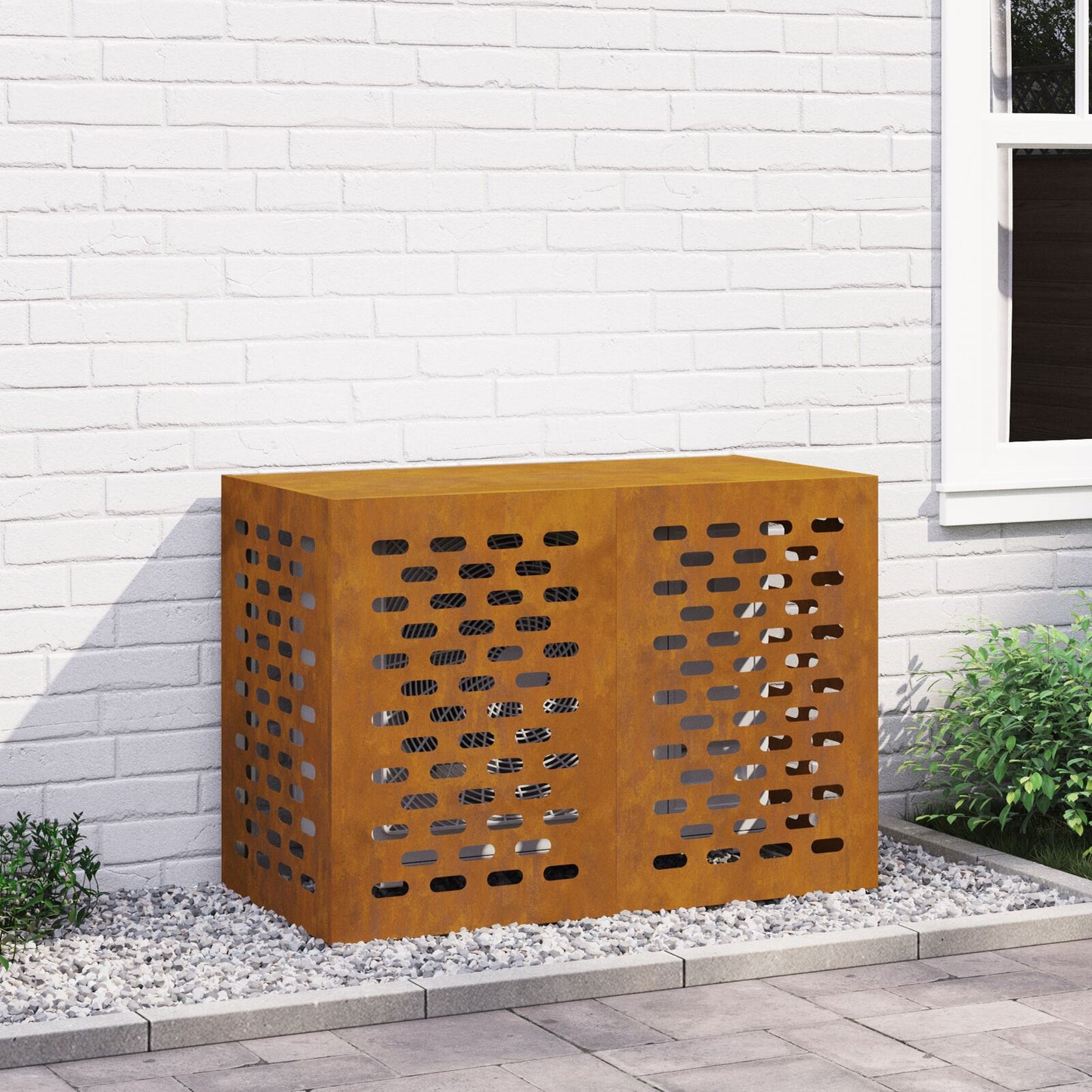 Ac Cover - Weerbestendige Staal Verweerd staal 100 x 50 x 70 cm