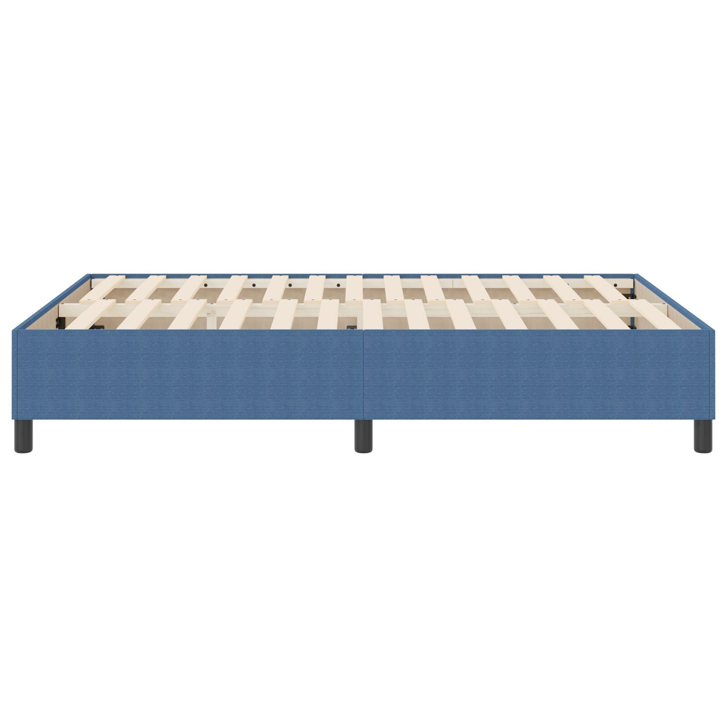 Boxspringbed Corduroy Stof Blauw 160 x 200 cm