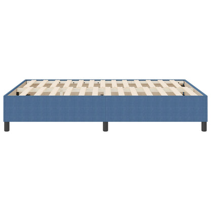 Boxspringbed Corduroy Stof Blauw 160 x 200 cm