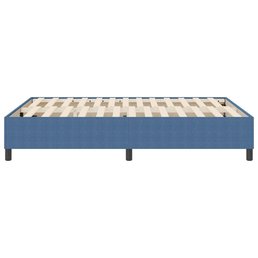 Boxspringbed Corduroy Stof Blauw 160 x 200 cm