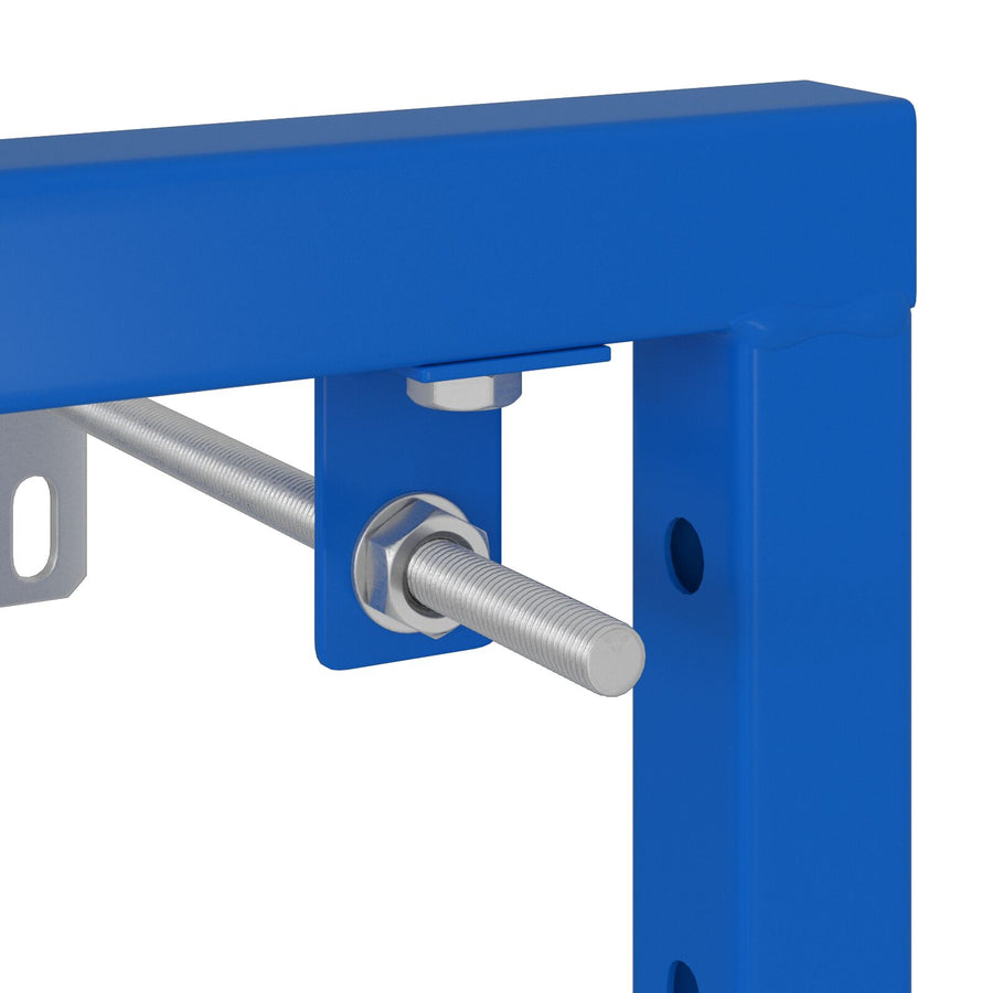 Badkameraccessoire Bevestigingen Blauw Staal 50 X 17,5 X 139 Cm voor urinoirsysteem