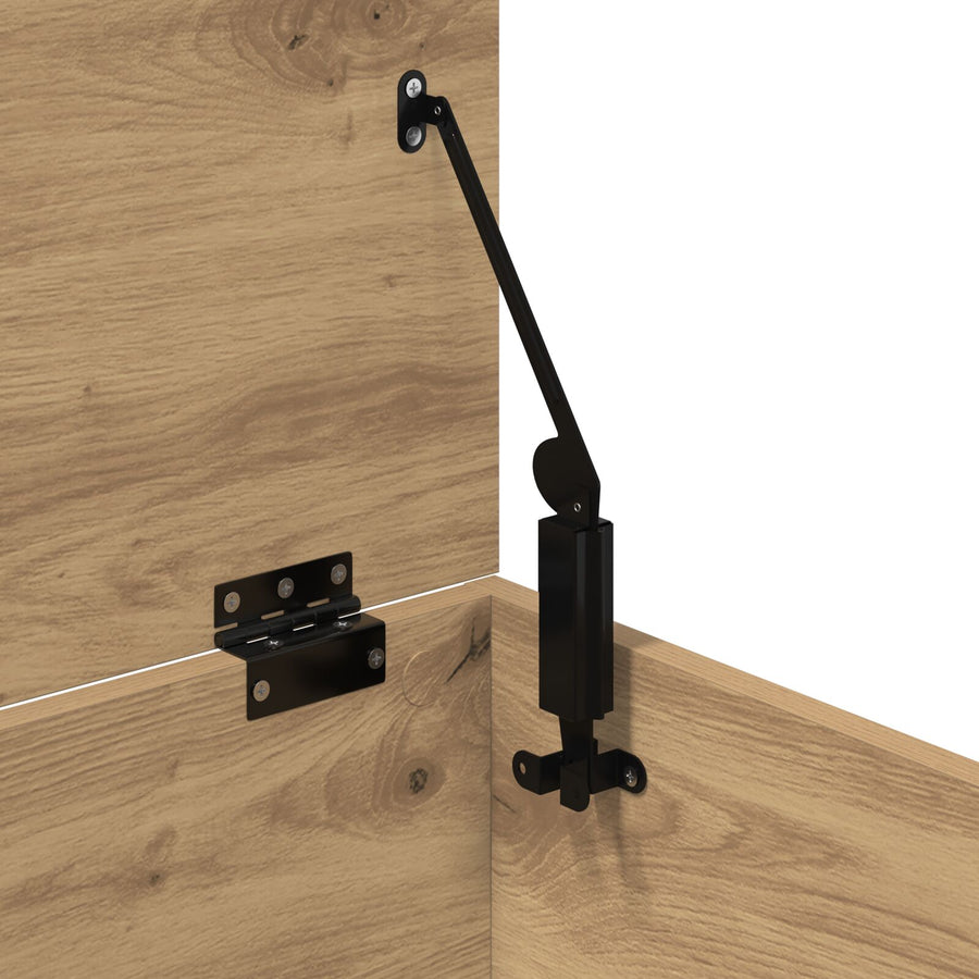 Opbergdoos Met Deksel Artisan Eiken 60X42X46 Cm Gelaagd Hout