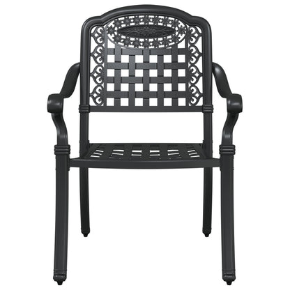 Tuinstoelen 2 Stuks Gietijzer Zwart
