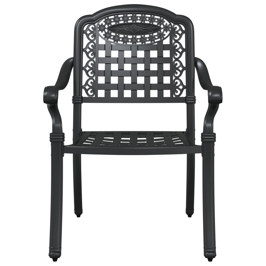 Tuinstoelen 2 Stuks Gietijzer Zwart