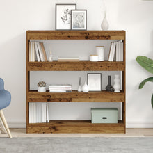 Boekenkast/Room Divider - Rustiek Hout - 100X30X103Cm - Geengineerd Hout