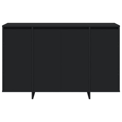 Zwart Dressoir Zwart Samengesteld Hout 120 X 41 X 75 Cm