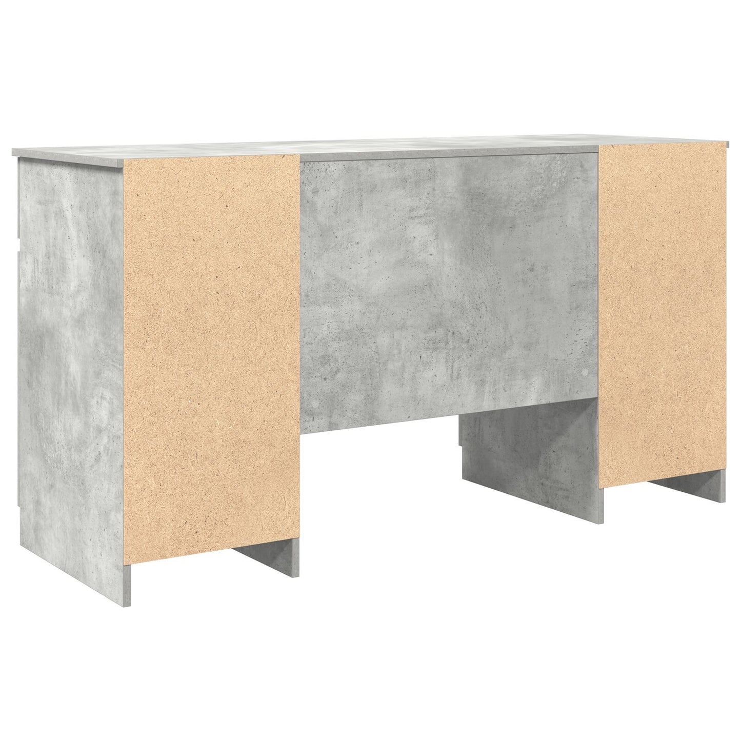 Bureau Betongrijs 140X49X76 Cm Geengineerd Hout