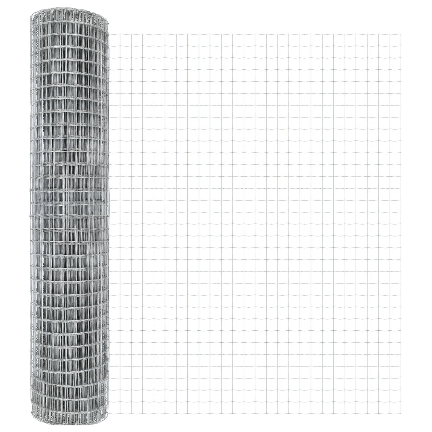 Tuinhek Set Set Van 2 Verzinkt Staal 10 X 1,5 M Duurzaam