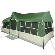 Gezinstent 12 personen 622x295x238 cm groen polyester