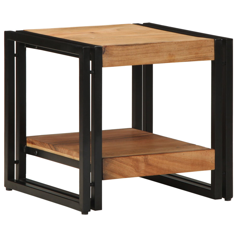 Salontafel 40X50X38 Cm Massief Acaciahout 40 x 40 x 38 cm Gerecycled hout