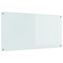 Keukenachterwand 120X60X0,6 Cm Tempered Glas Wit 120 x 60 cm