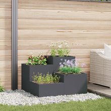 Tuinplanter Staal Anthraciet 80 x 80 x 60 cm