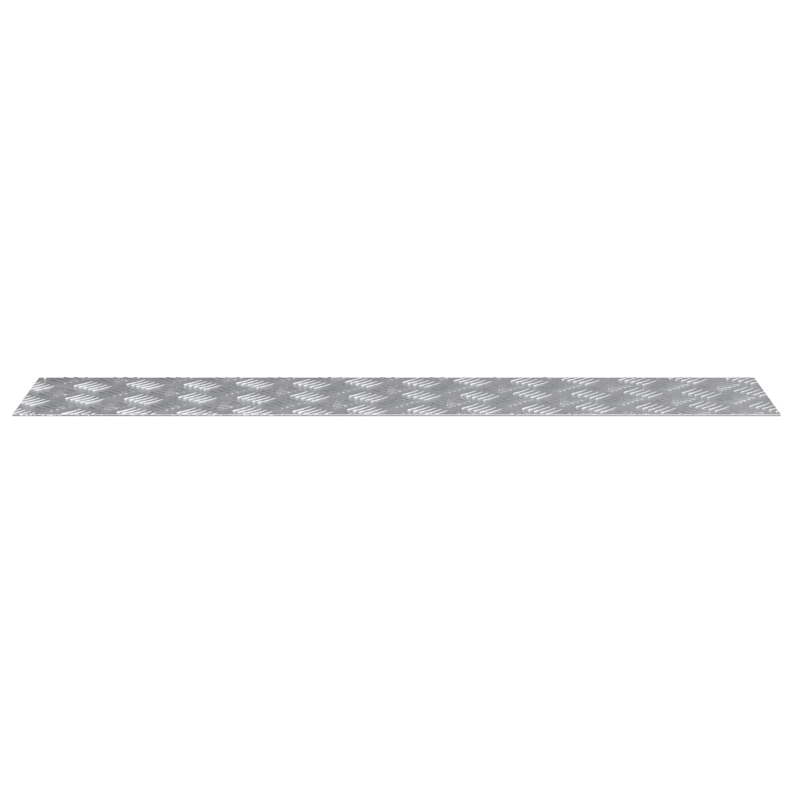 Aluminium Ruitplaten 4 Stuks Anti-Slip 100X20 Cm 100 x 20 x 0.3 cm Rechthoekig