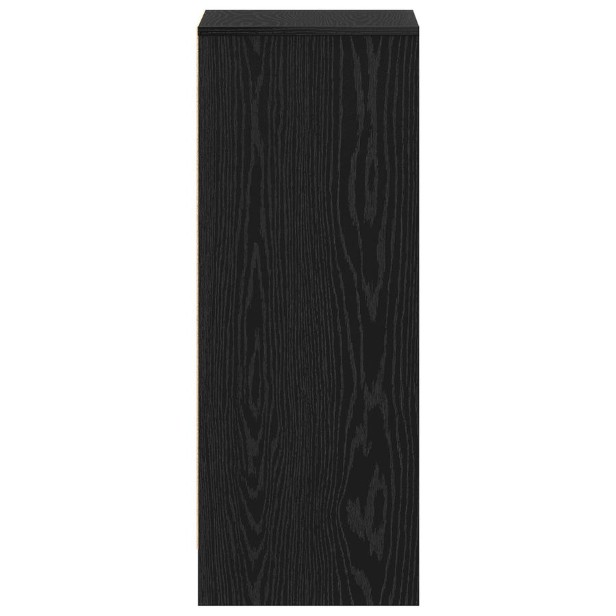 Schoenenkast Zwart Eik Gelaagd Hout Zwart eiken 60 x 35 x 92 cm