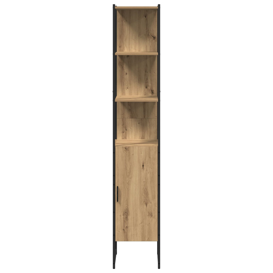 Badkamerkast Artisan Eiken 33X33X185,5 Cm Gelaagd Hout