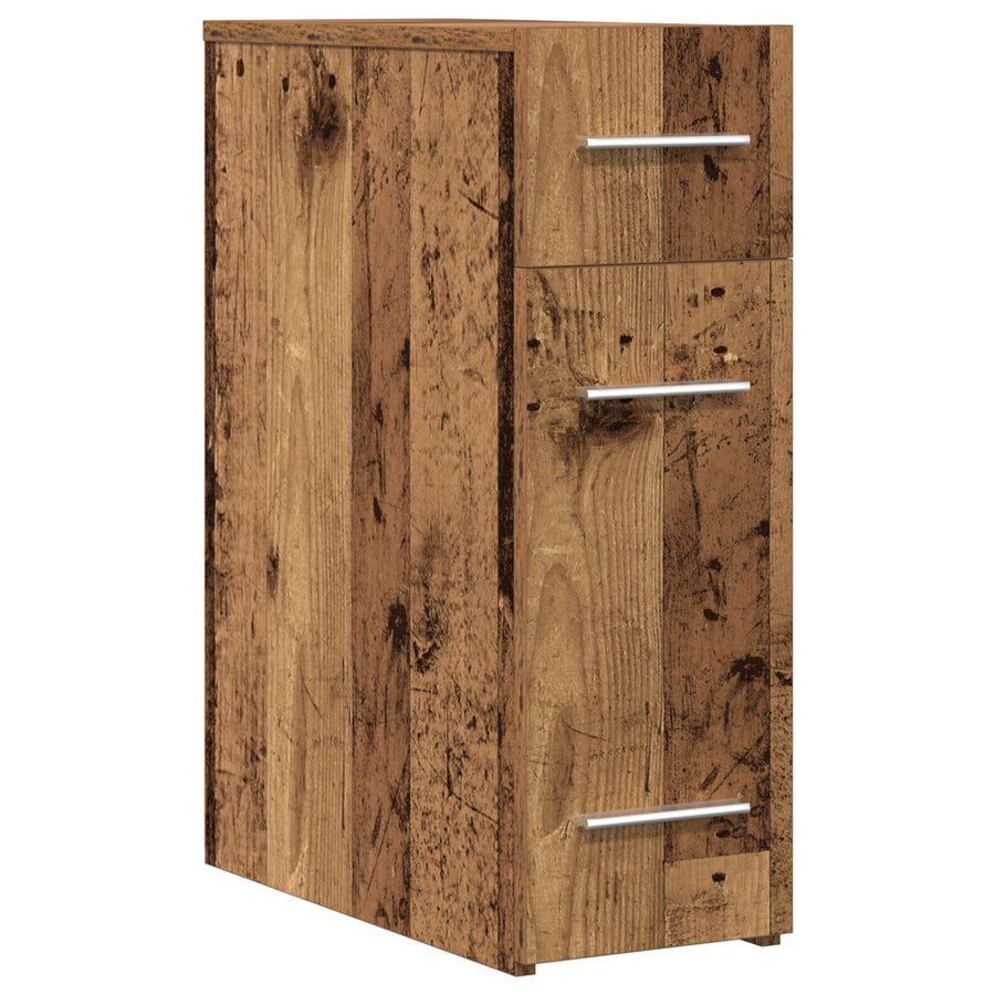 Apothekerskast Oud Hout 20X45,5X60 Cm Bewerkt Hout