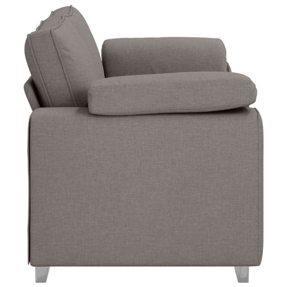 Loveseat Bank Stof Taupe 140 cm