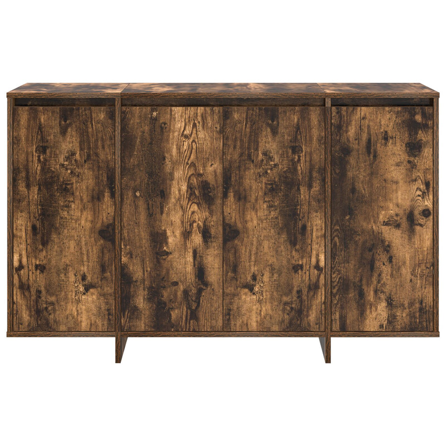 Gerookt Eiken Dressoir Gerookt Eiken Bewerkt Hout 120 X 41 X 75 Cm