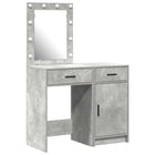 Kaptafelset 2 stuks grijs 50x41x135 cm