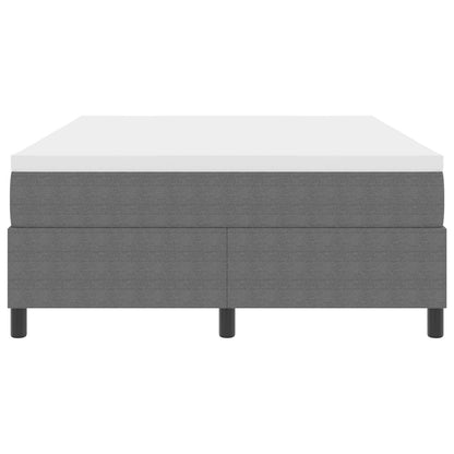 Boxspring Bed Met Matras Lichtgrijs 140X200 Cm Corduroy Stof
