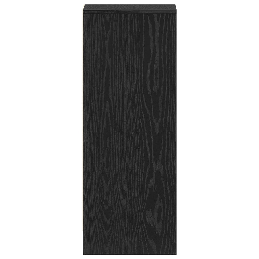 Schoenenkast 31,5X35X90 Cm Gelaagd Hout Zwart eiken 32 x 35 x 92 cm