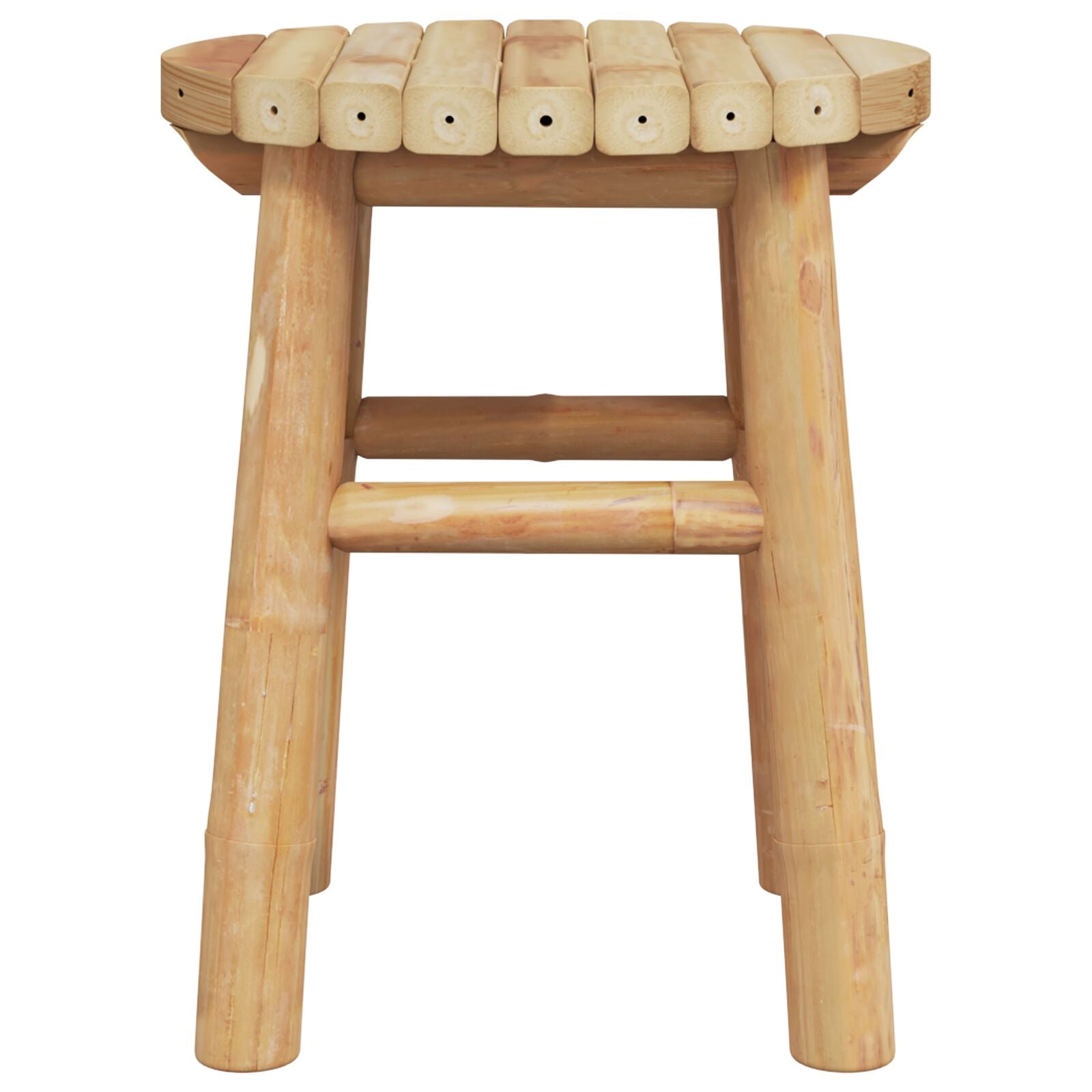 Lage Kruk Rond Ø30X36 Cm Bamboe
