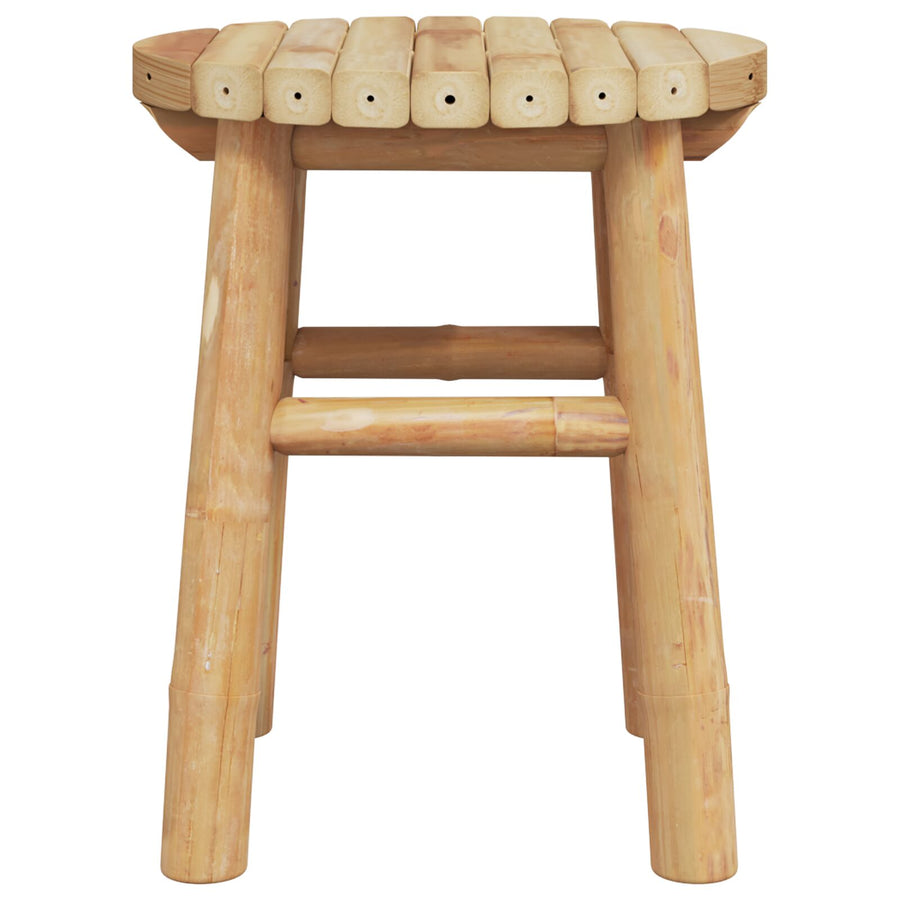Lage Kruk Rond Ø30X36 Cm Bamboe