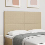 Hoofdbord 144 cm stof grijs