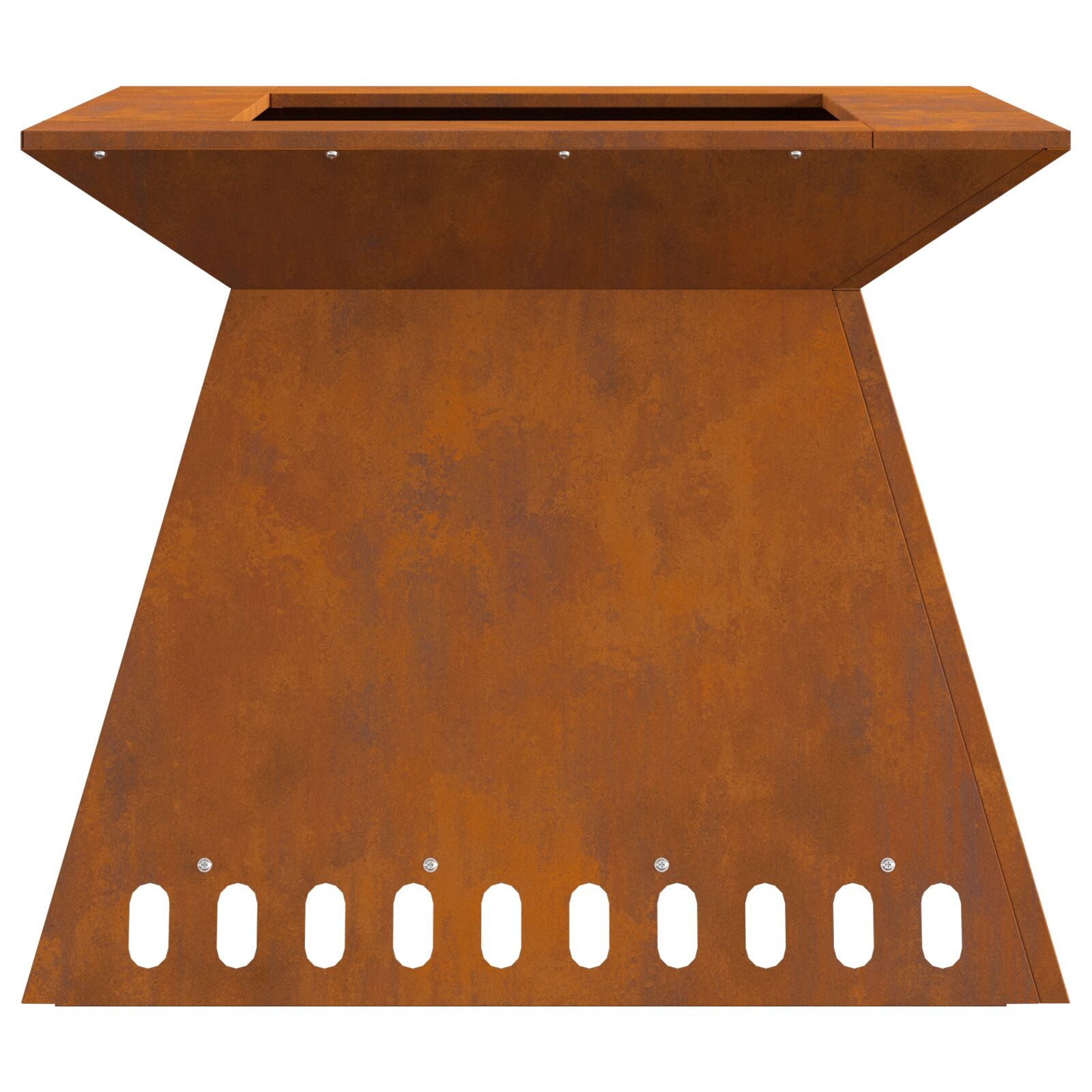 Vuurkorf Verweerd Staal Verweerd staal/Bruin 60 x 60 x 50 cm