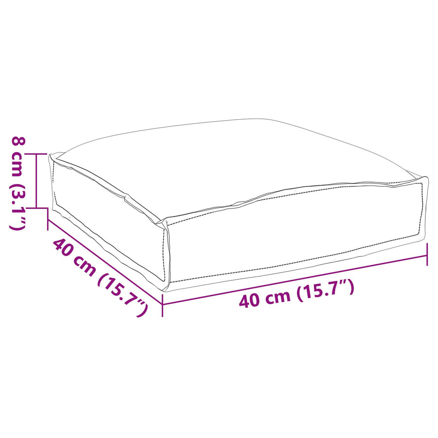 Paletkussens Voor Zit 2 Stuks 40X40X8 Cm Oxford Stof Tropisch jungle