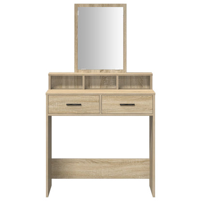 Kaptafel Met Lades In 79 x 41 x 140 cm Sonoma eiken