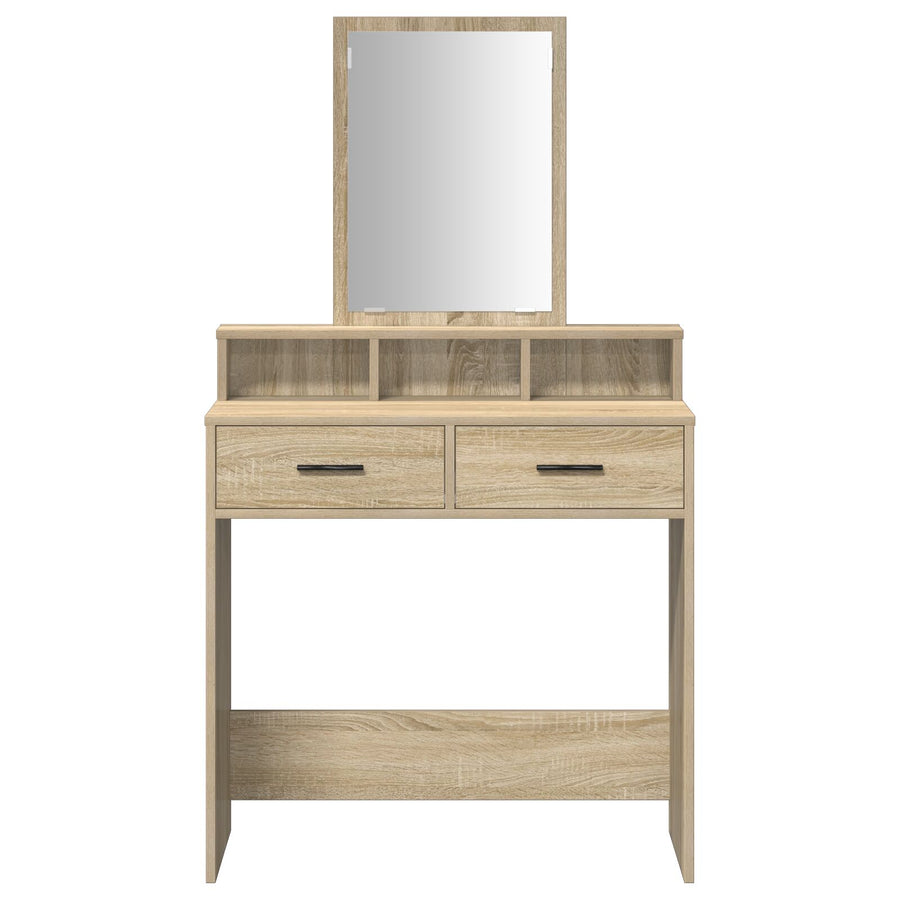 Kaptafel Met Lades In 79 x 41 x 140 cm Sonoma eiken