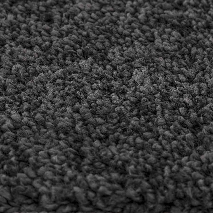 Shaggy Vloerkleed Met Latex Achterkant Donkergrijs 200 x 200 cm