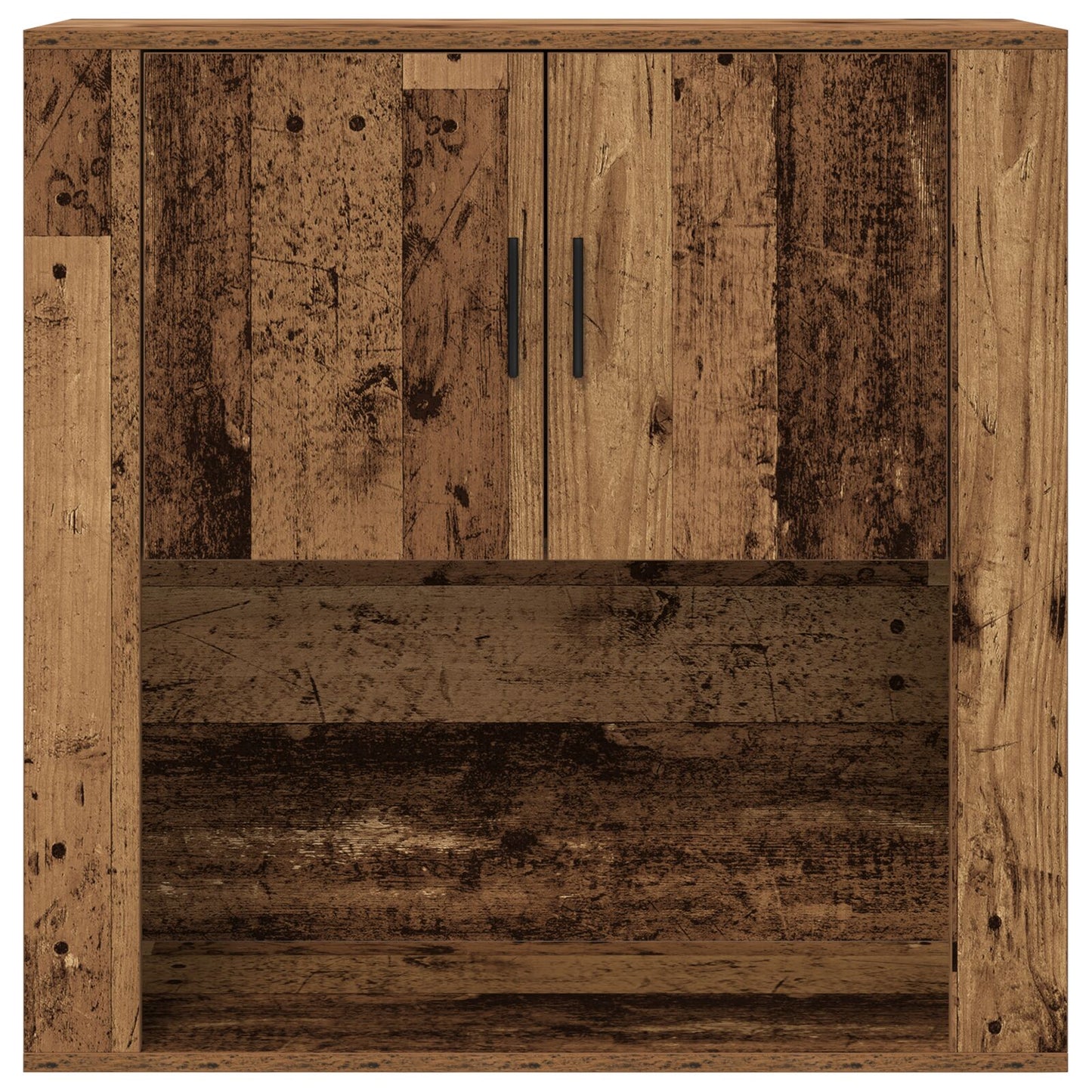 Wandkast 80X33X80 Cm Geengineerd Hout Oud hout