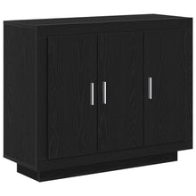 Sideboard 92X35X75 Cm Engineered Wood Zwart eiken