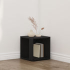 Corner shelves Black Oak 33 x 33 x 34.5 cm Engineered wood