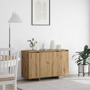 Dressoir eikenkleurig 120x41x75 cm bewerkt hout