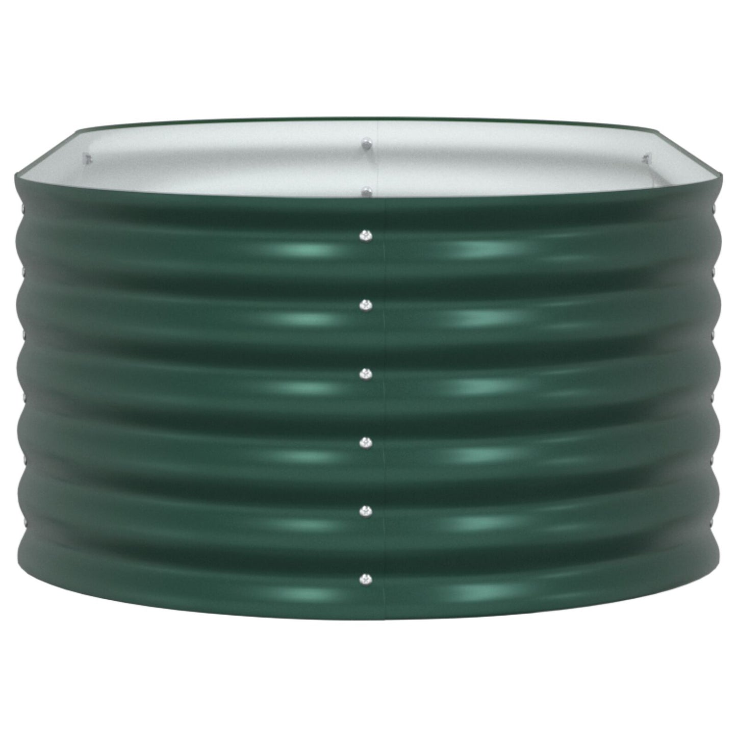 Tuin Kweekbed Gegalvaniseerd Staal 160 x 80 x 44 cm Groen