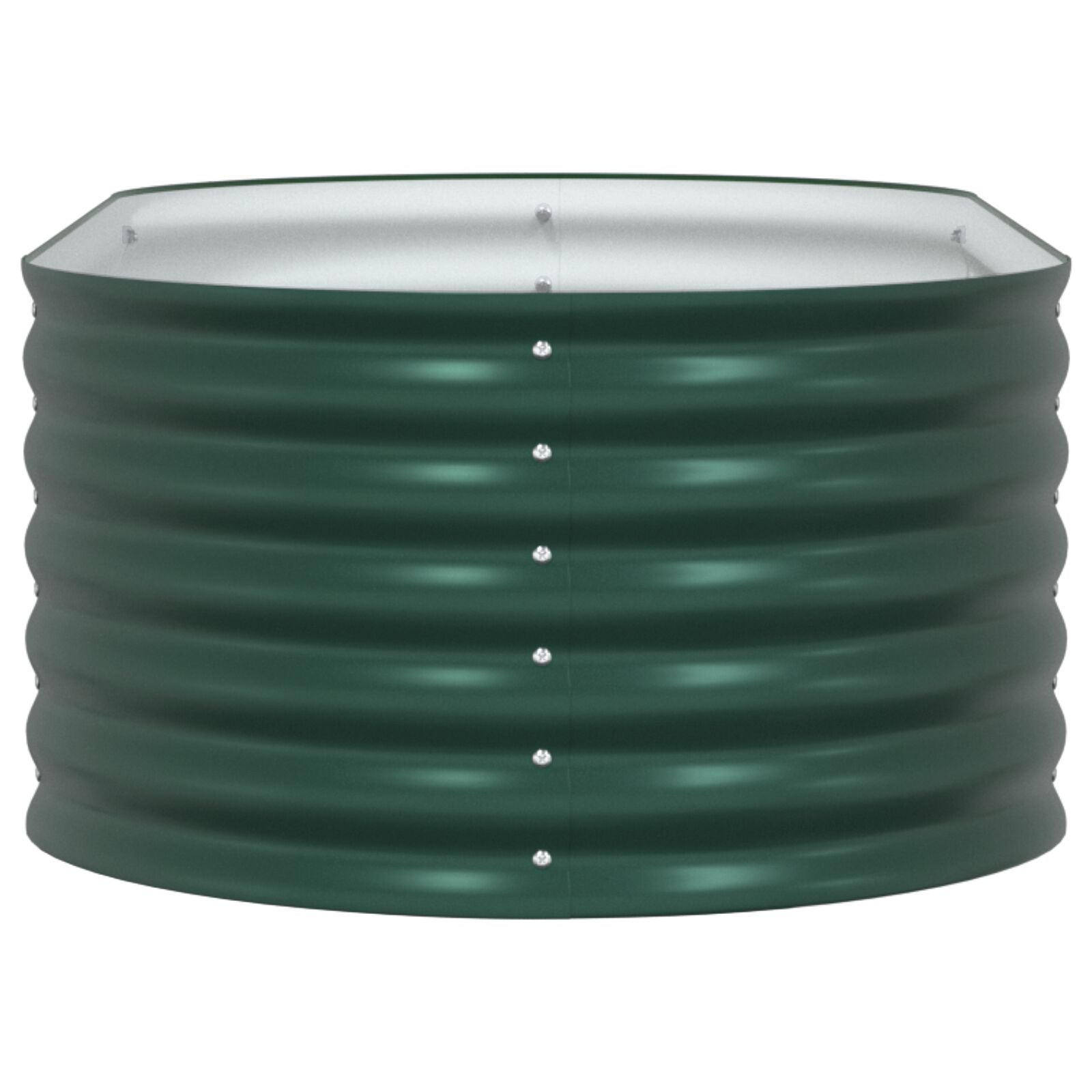 Tuin Kweekbed Gegalvaniseerd Staal 160 x 80 x 44 cm Groen