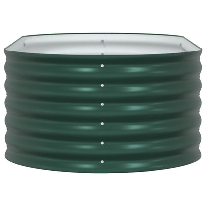 Tuin Kweekbed Gegalvaniseerd Staal 160 x 80 x 44 cm Groen